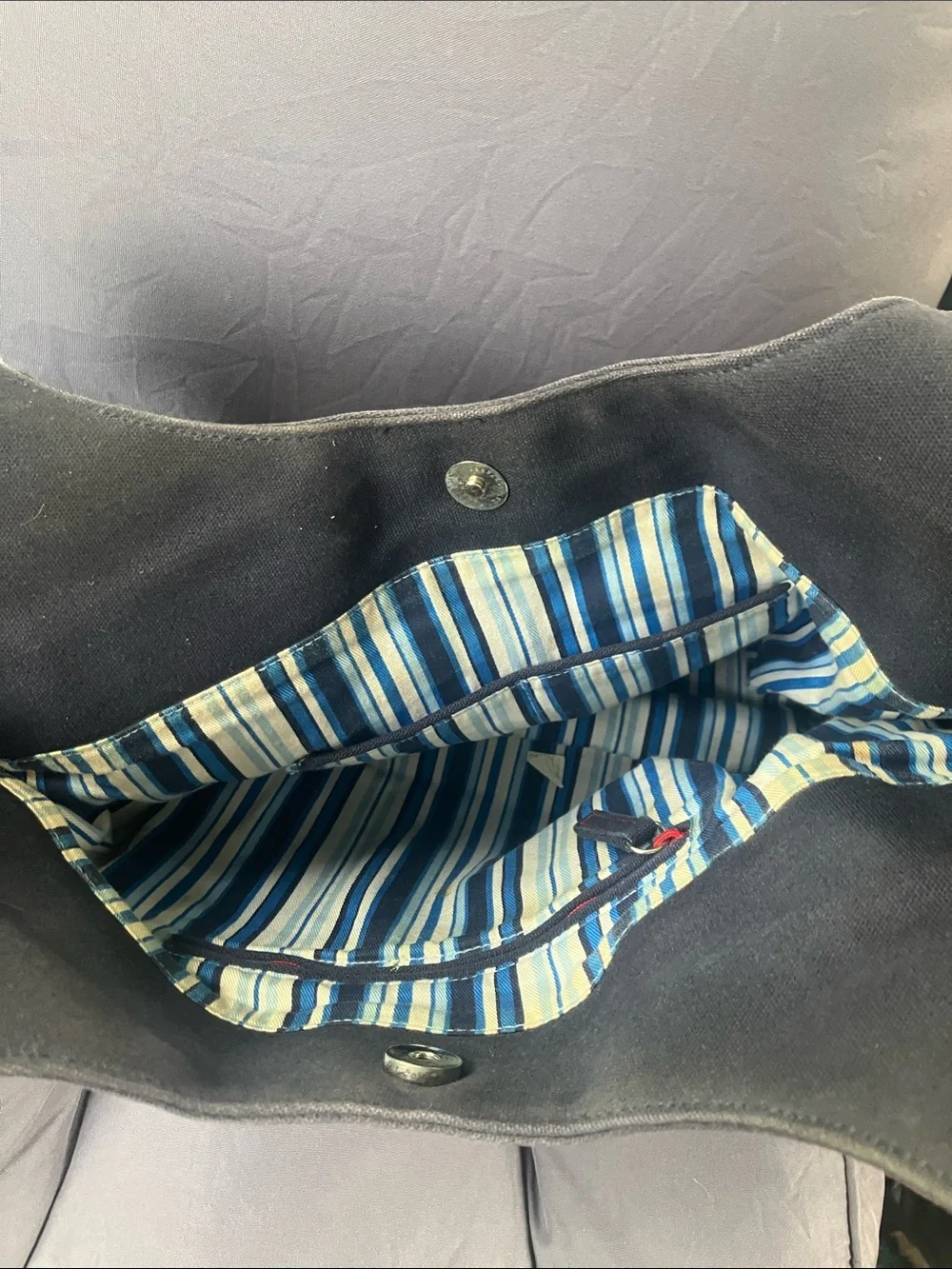 Vera Bradley Red, Blue & Light Blue Paisley Tote